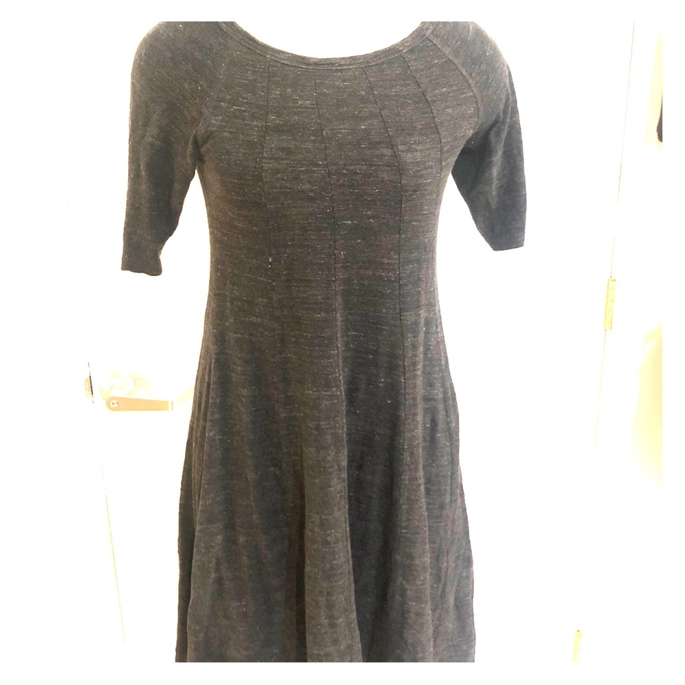 Anthropologie Gianni grey dress